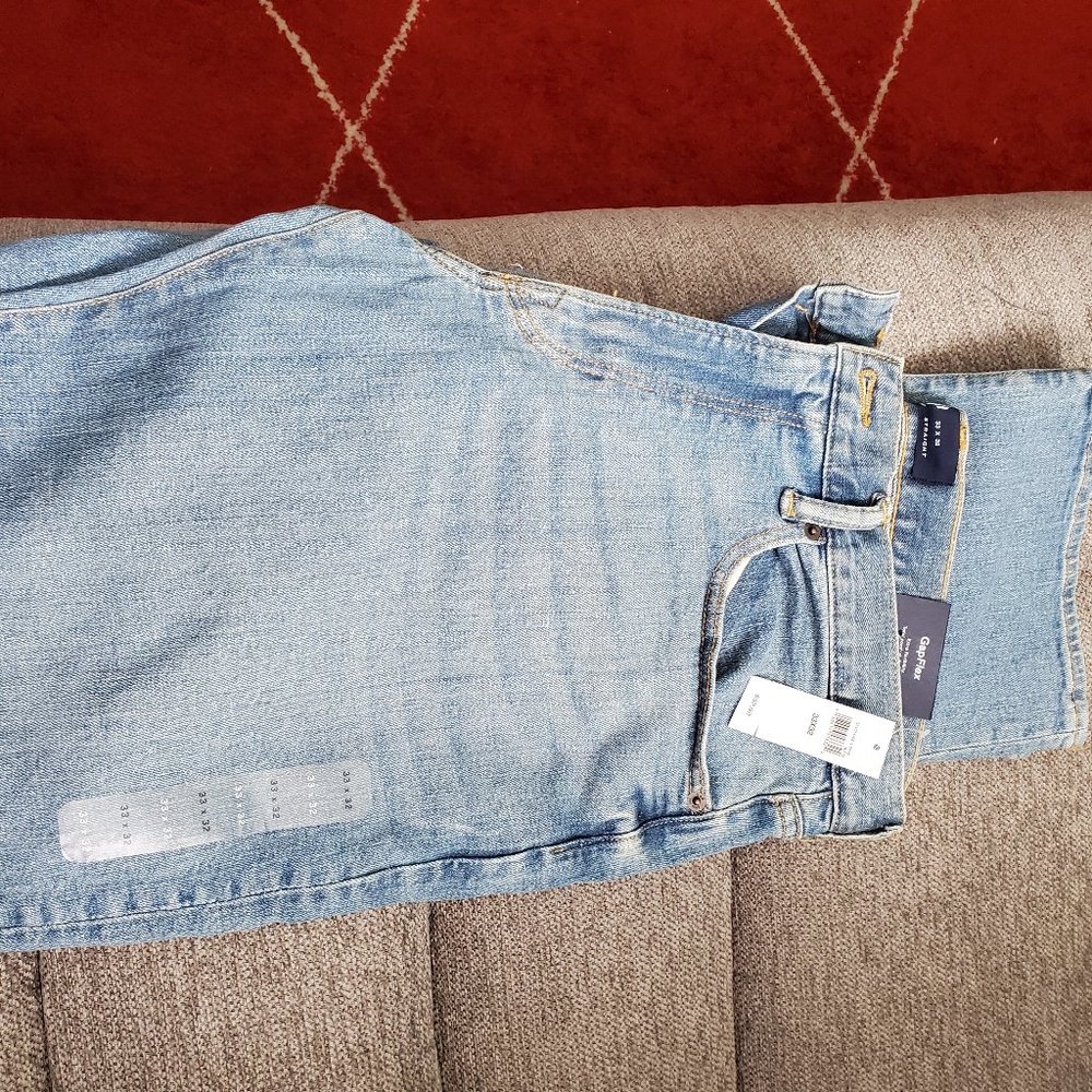 Men's GapFlex Straight Cut Jeans 33x32